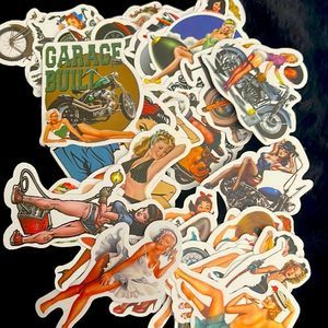 Pin up stickers